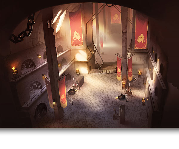 Great Hall Monquista Concept Art