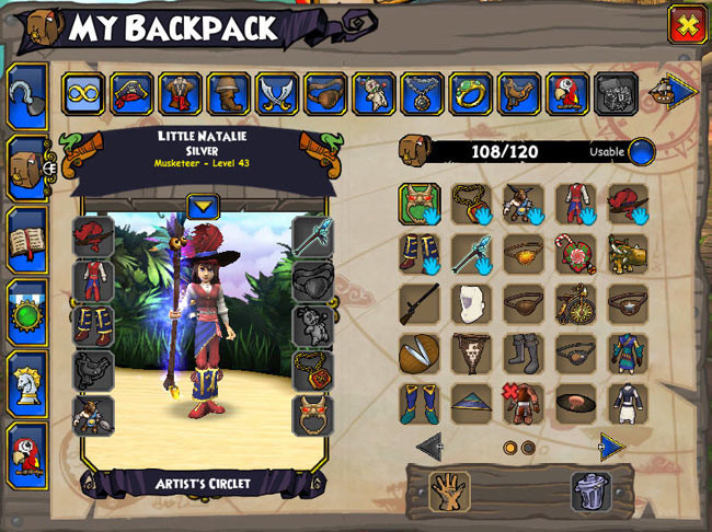 My Pirate Inventory